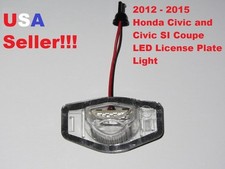 Led License Plate Light Lamp 6000k White For 2012 - 2015 Honda Civic Coupe