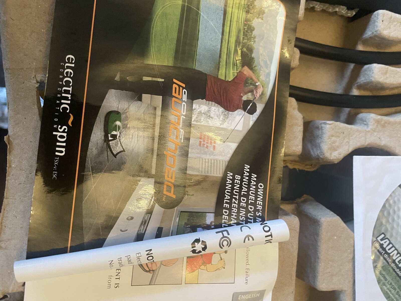 Golf Launchpad Tour Simulator PC PS3 MAC USB Electric Spin Tiger Woods