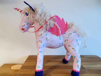sewing pattern full size unicorn ponytoy cute pretty easy fun great gift ebay
