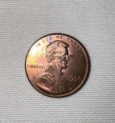 1996 penny no mint mark close AM Error | eBay