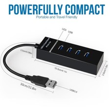 USB 3.0 Hub USB 3 0 Hub Multi USB Splitter Power Adapter Multiple Expander