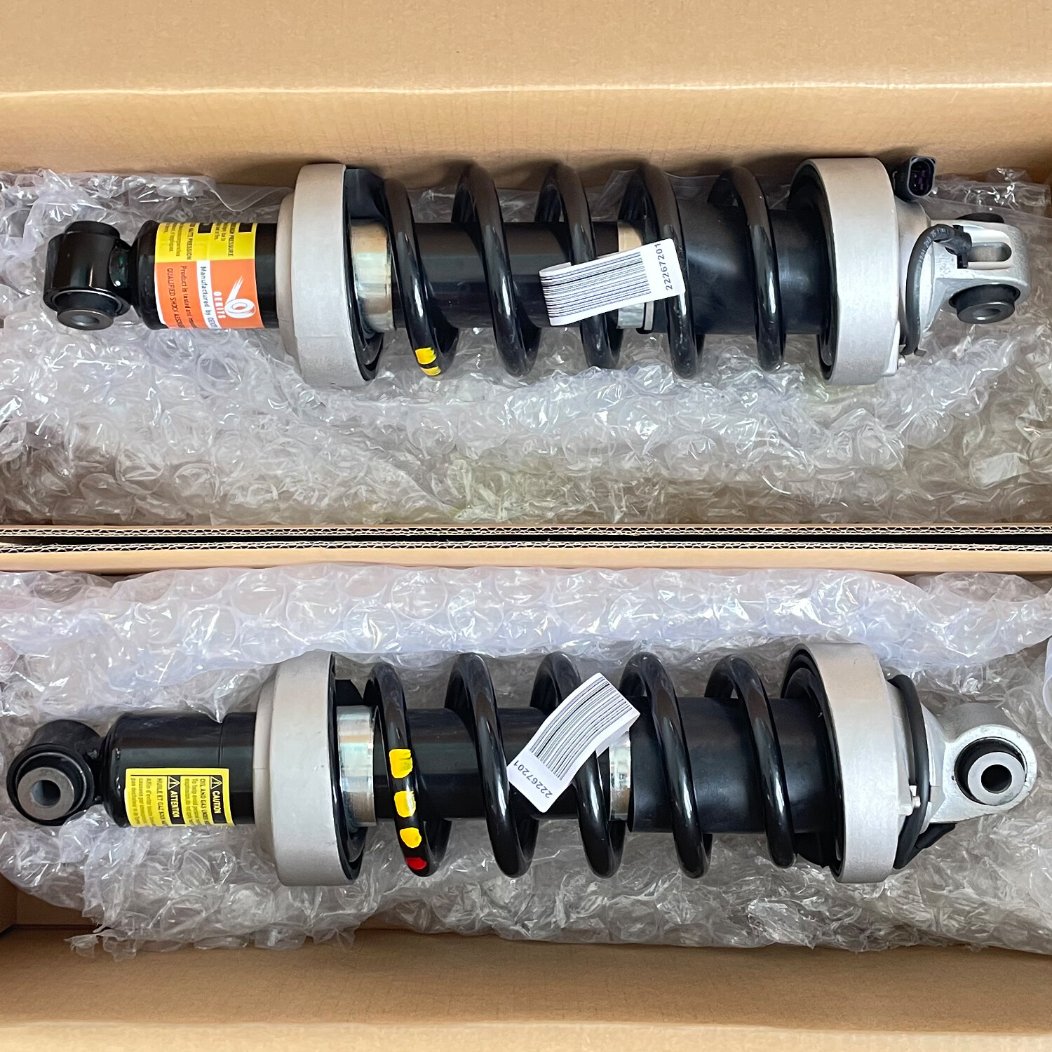 Pair Rear Magnetic Ride Coil Spring Struts Shocks For Audi R8 V8 V10 2007-2015