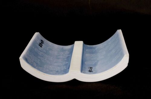 Ancien livre de poésie chinoise Arita porcelaine japonaise Fukagawa Imari marqué - Photo 6 sur 6