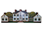 Blennerhassett Mansion Replica Wooden Plaque  ~ Handmade Brandy Wine Collection — photo 1