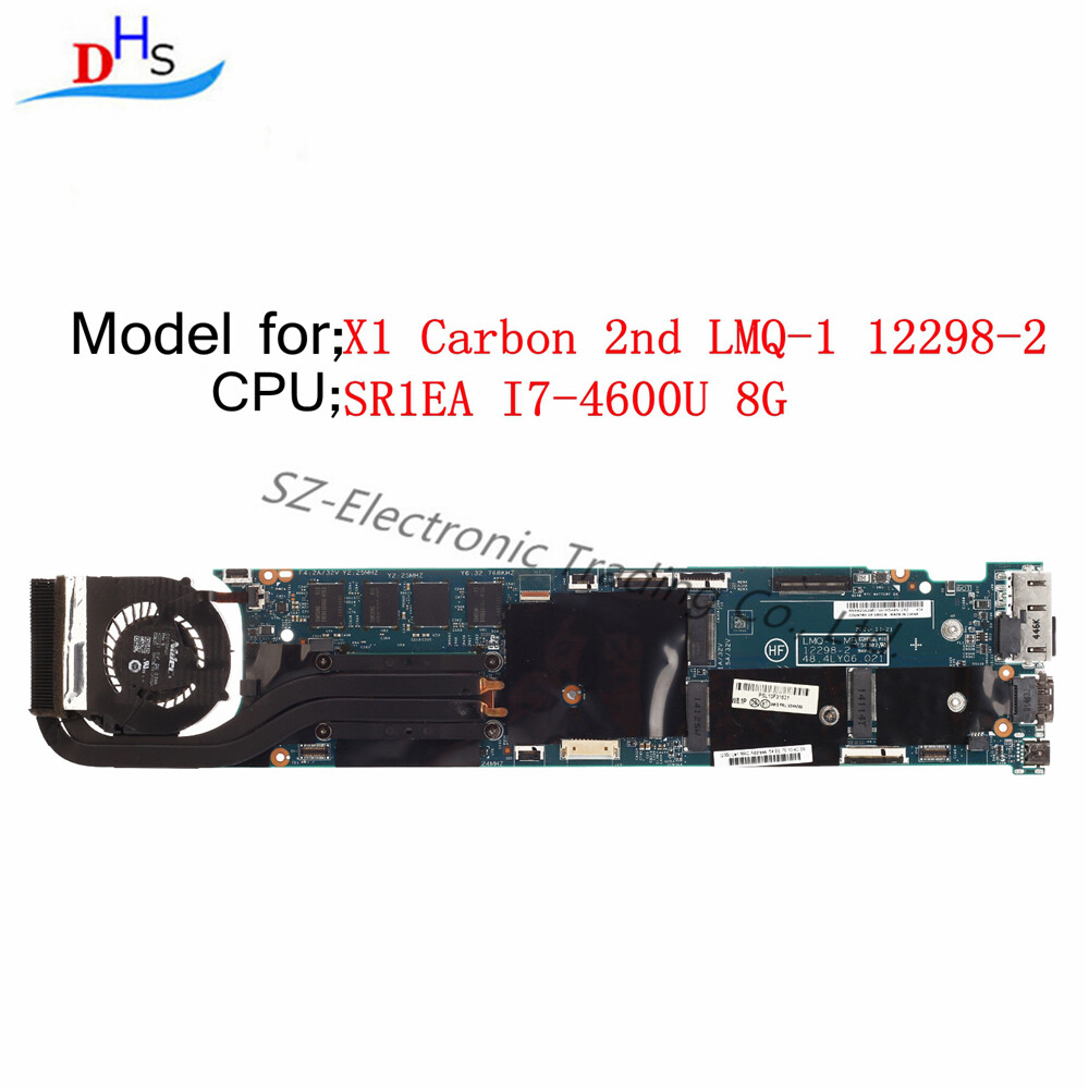 00HN781 For Lenovo Thinkpad X1 Carbon 2nd Gen Motherboard i7-4600