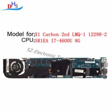00HN781 For Lenovo Thinkpad X1 Carbon 2nd Gen Motherboard i7-4600 8GB