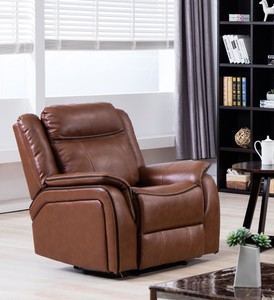 tan leather recliner armchairs
