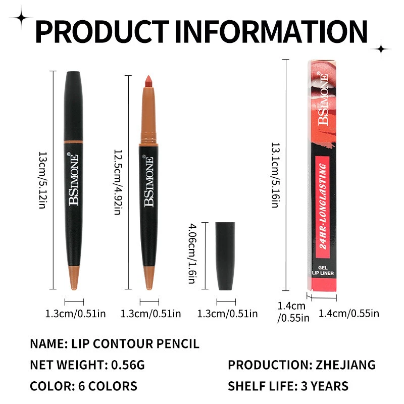 Matte Lip Liner & Lipstick 2-in-1 💋 Waterproof & Smudge Proof 🌸 Velvet Finish - Image 4 of 4