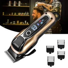 Kemei Professional Hair Clippers Trimmer Kit Men Cutting Machine Barber Salon US