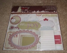 My Mind's Eye 12x12 Scrapbook & Accessories Kit ~  the merry days of Chritmas.