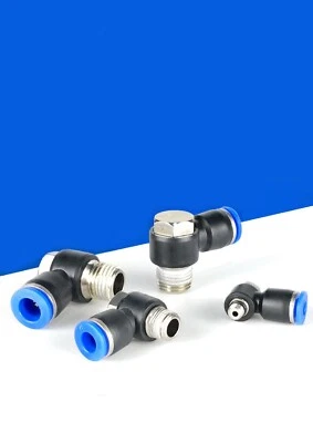 CELTD Banjo Ellenbogen Steckergewinde metrisch Push Fit drehbare Beschläge für Pneumatik ETC