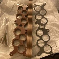 1/2" Phenolic Intake Manifold Heat Spacer Kit, Fits Ford Mustang 5.0 GT-40 87-93