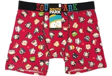 South Park Underwear Mens Medium 32-34 Crazy Boxer Briefs Cartman Personas