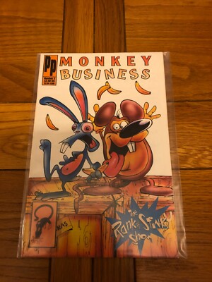 MONKEY BUSINESS 2. VFN / NM COND. PARODY COMICS. 1993. RANK & STINKY SHOW
