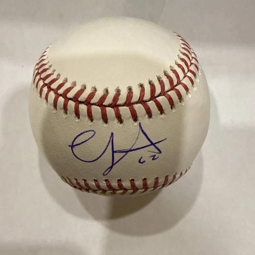 Jonathan Aranda Signed OML Baseball Tampa Bay Rays - PSA Authenticated