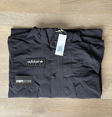 Adidas Spezial Halewoodパーカー ADIDAS SPZL HALEWOOD PARKA BLACK SPEZIAL JY0564 - SIZE MEDIUM 24.5