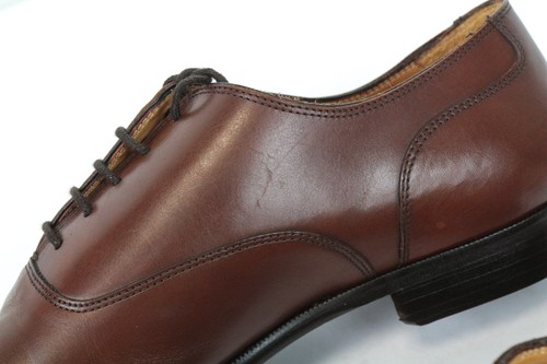 Chaussures Oxford Pour Hommes SUITSUPPLY EU44,5/UK10,5 À Lacets En Cuir Marron - Picture 12 of 17