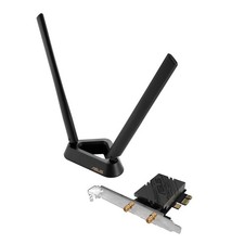 Brand New in Box ASUS PCE-BE92BT WiFi 7 PCI-E Adapter with 2 External Antennas.