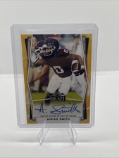 Ainias Smith 2022 Leaf Draft Gold RC Auto /25#BA-AS2 Texas A&M Aggies