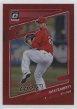 2021 Panini Donruss Optic Red Prizm 50/60 Jack Flaherty #162 0br8