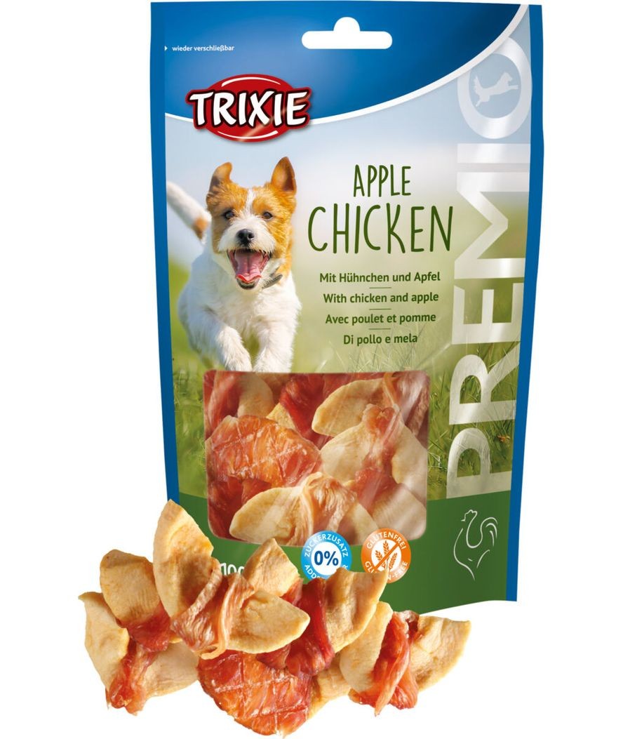 Trixie Premio Pollo e Mela 100g Offerta 6 Pezzi | Snack Cane Sani