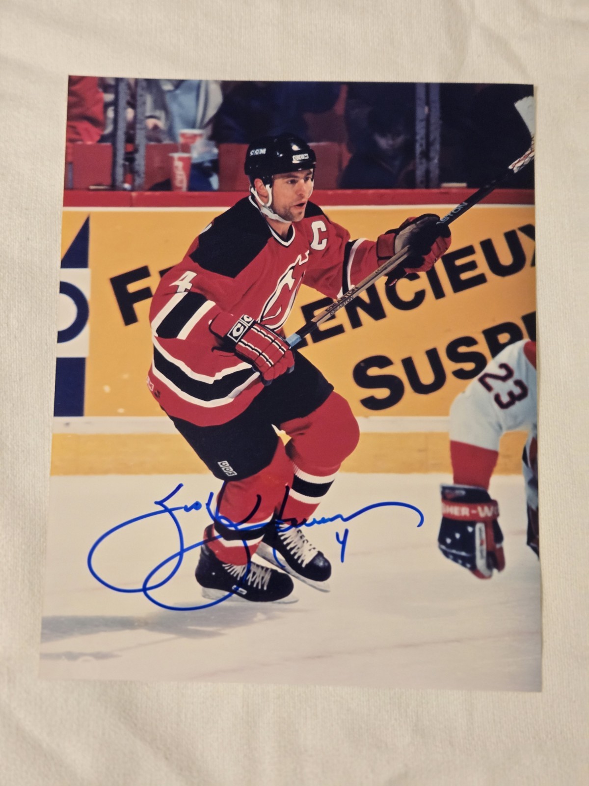 Scott Stevens 8x10 Autograph- W/coa