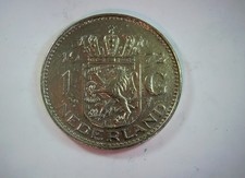 Netherlands 1972 1 Gulden Juliana 1 Gulden (lion arms) Coin