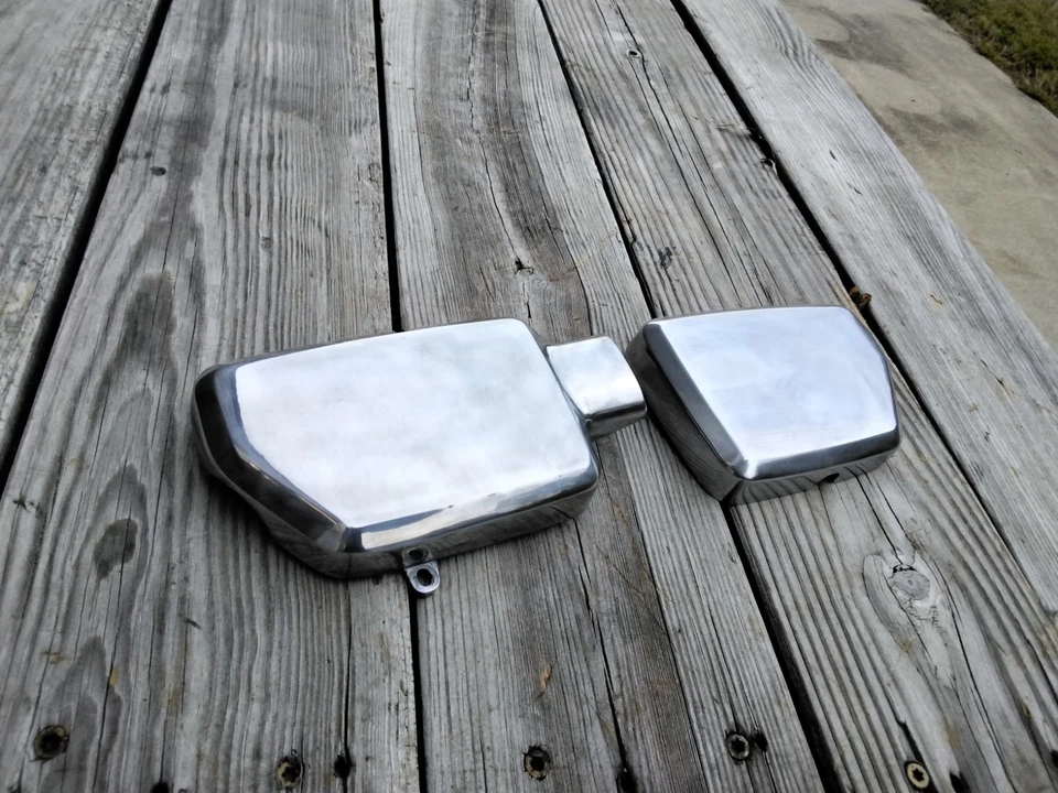 Honda V65 Magna 1983-1986 cubiertas de caja de aire pulidas ¡Bonitas! VF1100 C VF1100C  Foto 3 de 4