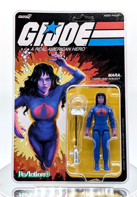 Super7 ReAction+ G.I. Joe Wave 6 MARA Cobra Test Subject O-Ring Action Figure!