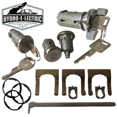 Ignition, Door & Trunk Lock set- GM Keys for 1972-1976 Buick LeSabre/Centurion