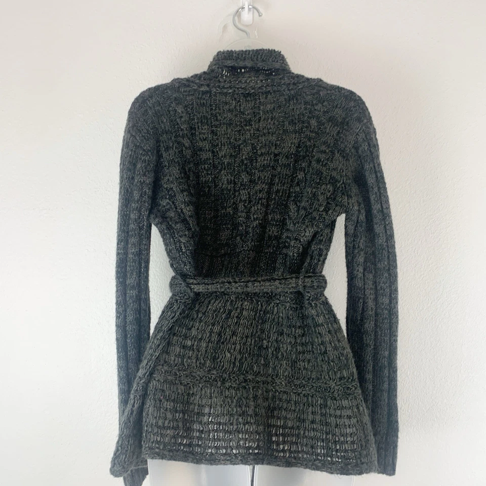 Suéter para Mujer Cárdigan Mediano Dobladillo Asimétrico Boho Capricho Hada Grunge Foto 2 de 4