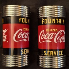Vintage Coca-Cola Salt & Pepper Shakers    Fo...