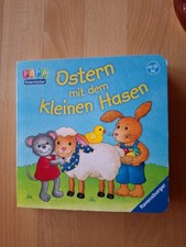 Ostern mit dem kleinen Hasen / Papp-Bilderbuch / ab 18 Monaten