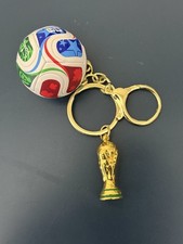 NEW FIFA World Cup 2026 Keychain Set Soccer Ball Trophy Charm Collectible Souv