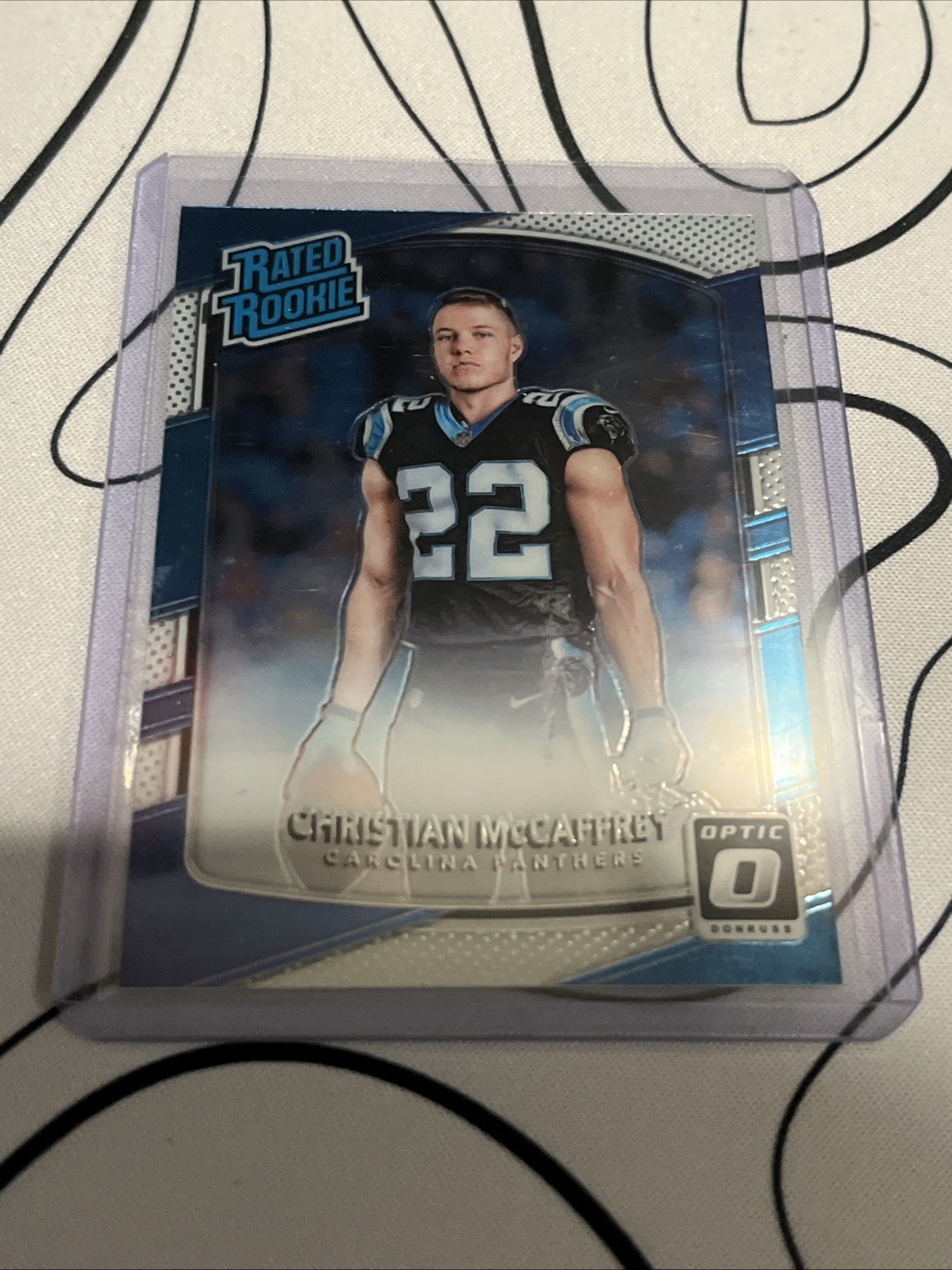 2017 Donruss Optic - Rated Rookie Christian McCaffrey #168 (RC)