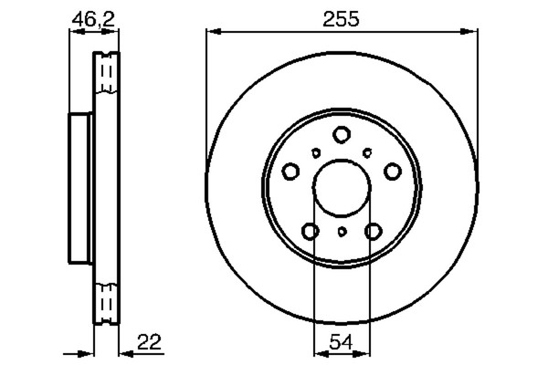 2X Bosch Bremsscheibe 0 986 478 725 FüR Toyota Celica AT180 ST182_ ST182 ST183-image
