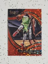 2020-21 Panini Select Red Disco Courtside Prizm Karl Anthony-Towns /49 #222