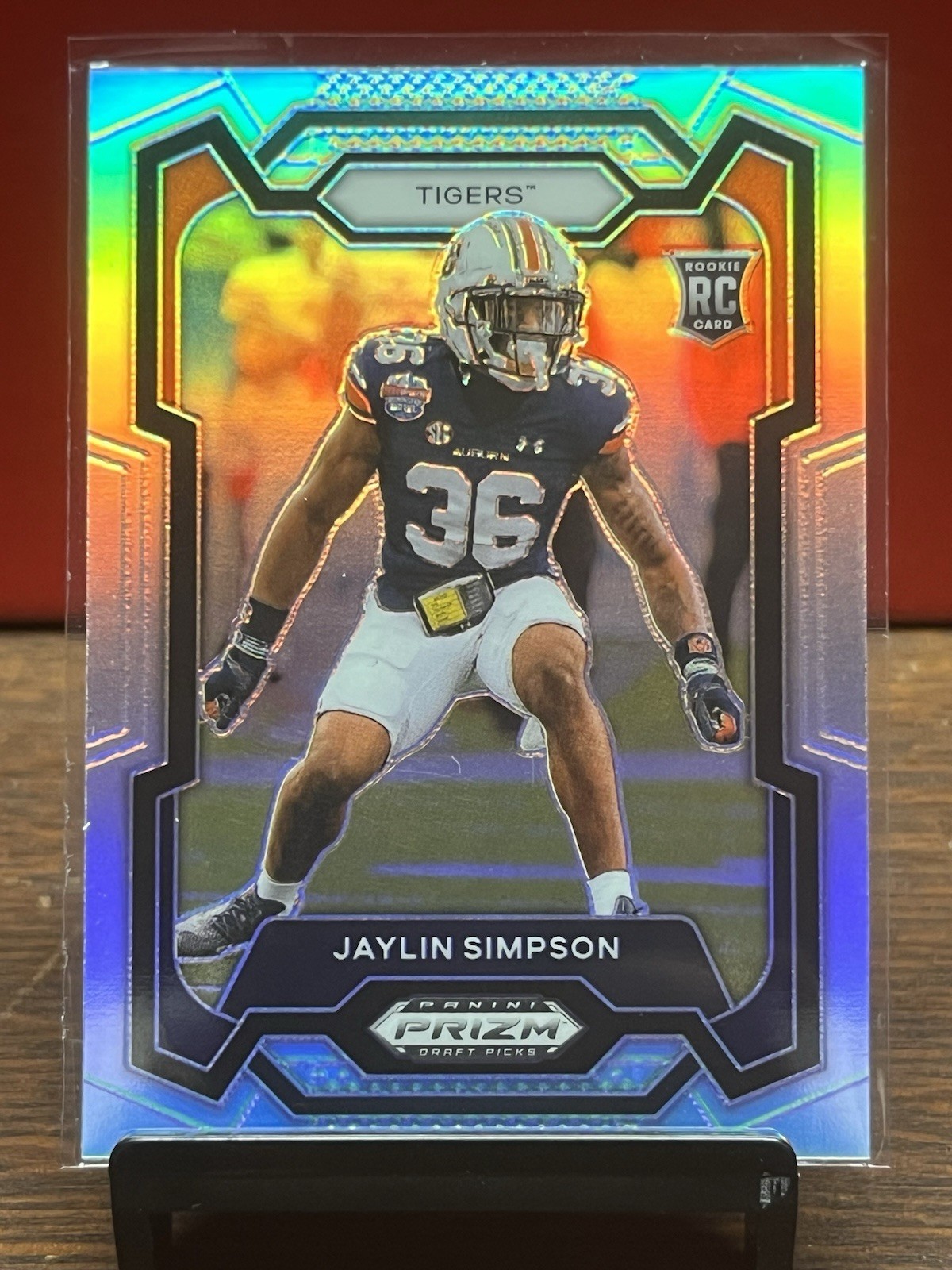 Jaylin Simpson Panini Prizm Draft Picks #175 Silver Prizm