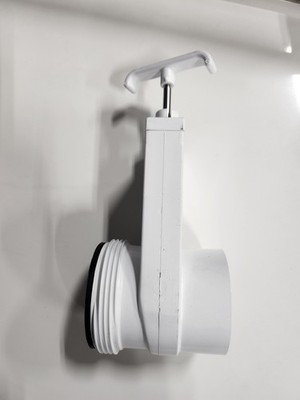 White Plastic 2'' Gate Valve Pool Equipment Part Fitting Replacement Valve
