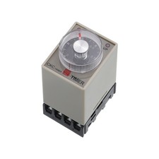 AC220V Timer Relay Time Relay Timing Delay 8P 0S-10S with Socket AH3-3