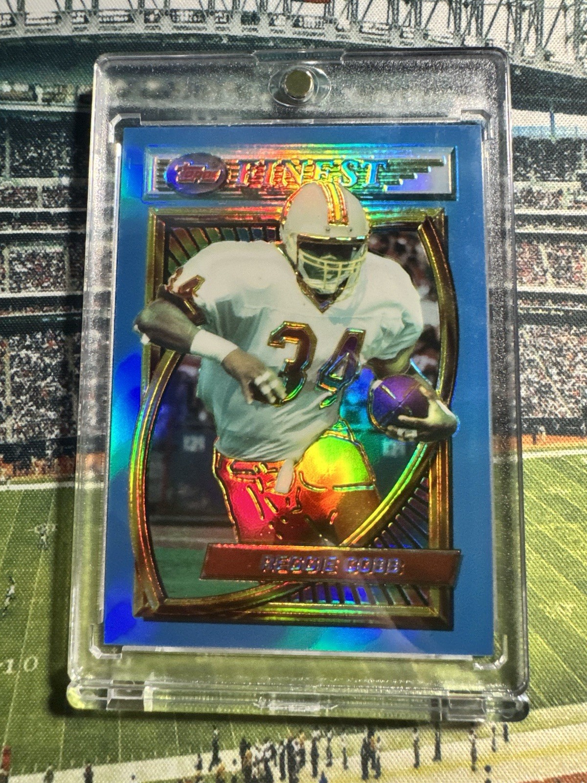 1994 REGGIE COBB Topps Finest REFRACTOR #15 ~ SSP ✅ Buccaneers RARE