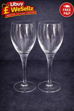 🍷 Luigi Bormioli Wine Glasses x2 – Italian Crystal Glass – Used 🍷