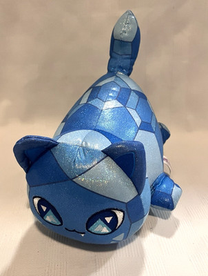 Aphmau Meemeows Celestial Gem Blue Sapphire Cat Litter 4 11'' Stuffed Plush