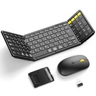 Omikamo Bluetooth Keyboard and Mouse Set, Foldable, Japanese Layout