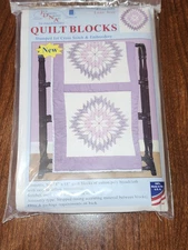 Jack Dempsey Needle Art Cross Stitch/Embroidery Quilt Blocks Lone Star NEW