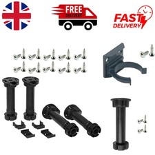Versatile Adjustable Kitchen Cupboard Legs | Standard 17cm Height | 4-Piece Set