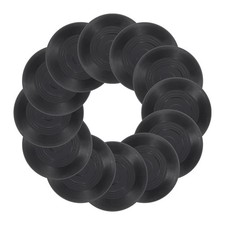 12Pcs Blank Vinyl Records 4 Inch Fake Record Vintage Decoration PVC