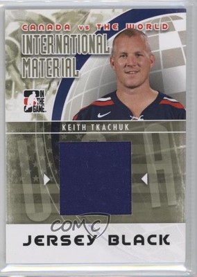 2011 ITG Canada VS the World International Material Black Jersey Keith Tkachuk