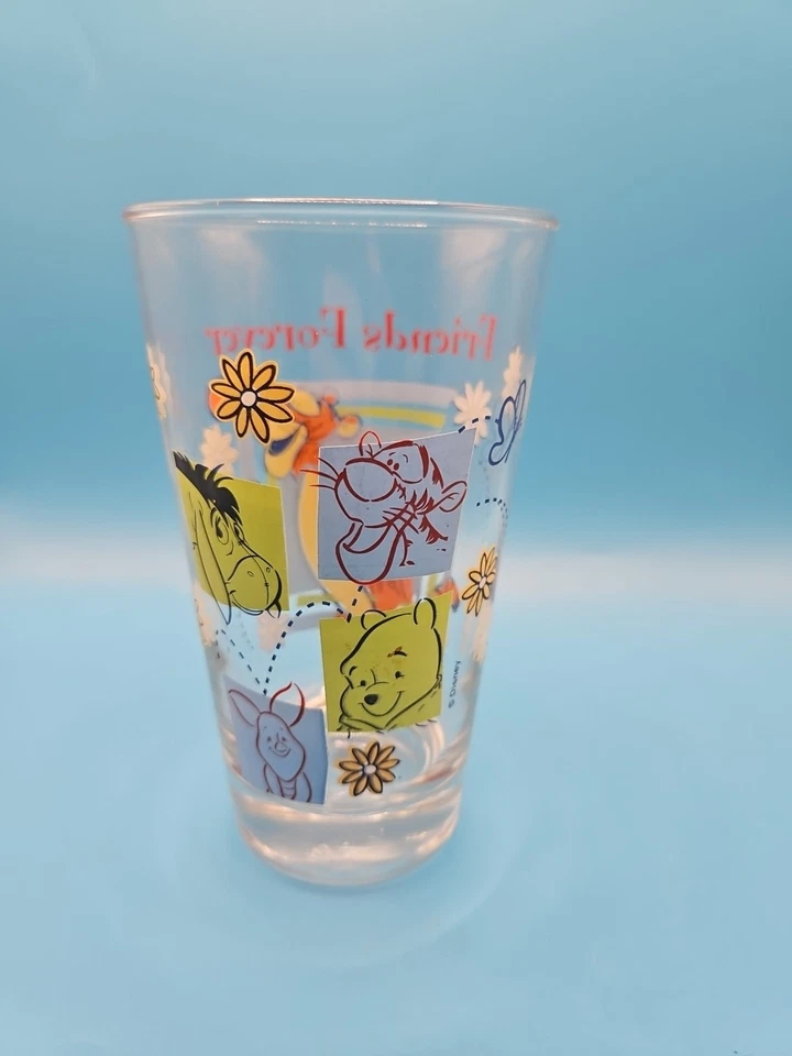 VASO DE CRISTAL VINTAGE DISNEY TIGGER "FRIENDS FOREVER" Foto 2 de 2