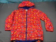 Disney Cars Lightning McQueen Kids Zip upJacket Size 7/8 Up to 120cm Long